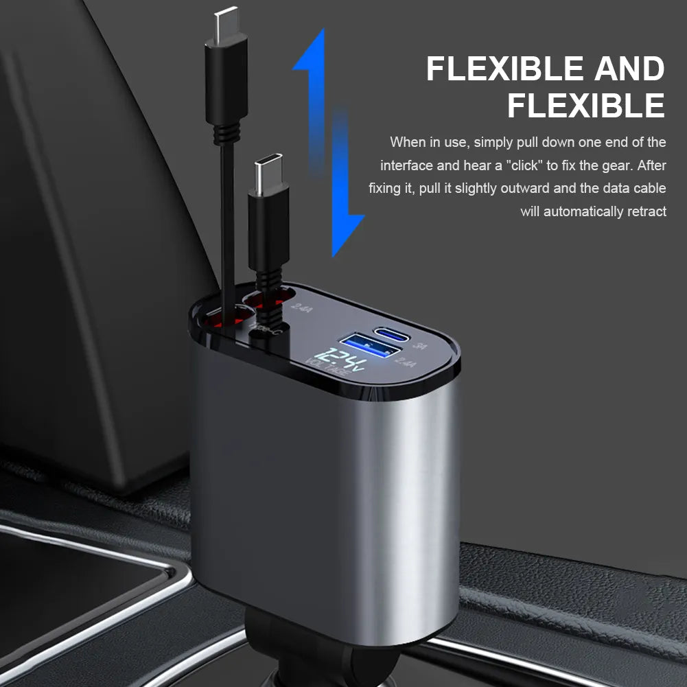 Luxinsly™ Retractable Car Charger Luxinsly™ Retractable Car Charger